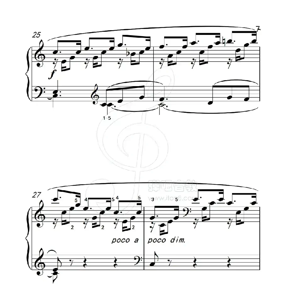 练习曲 25(克拉莫钢琴练习曲60首)