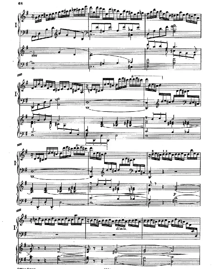 Piano Concerto in E Major Op.59（E大调钢琴协奏曲·双钢琴·第四乐章）