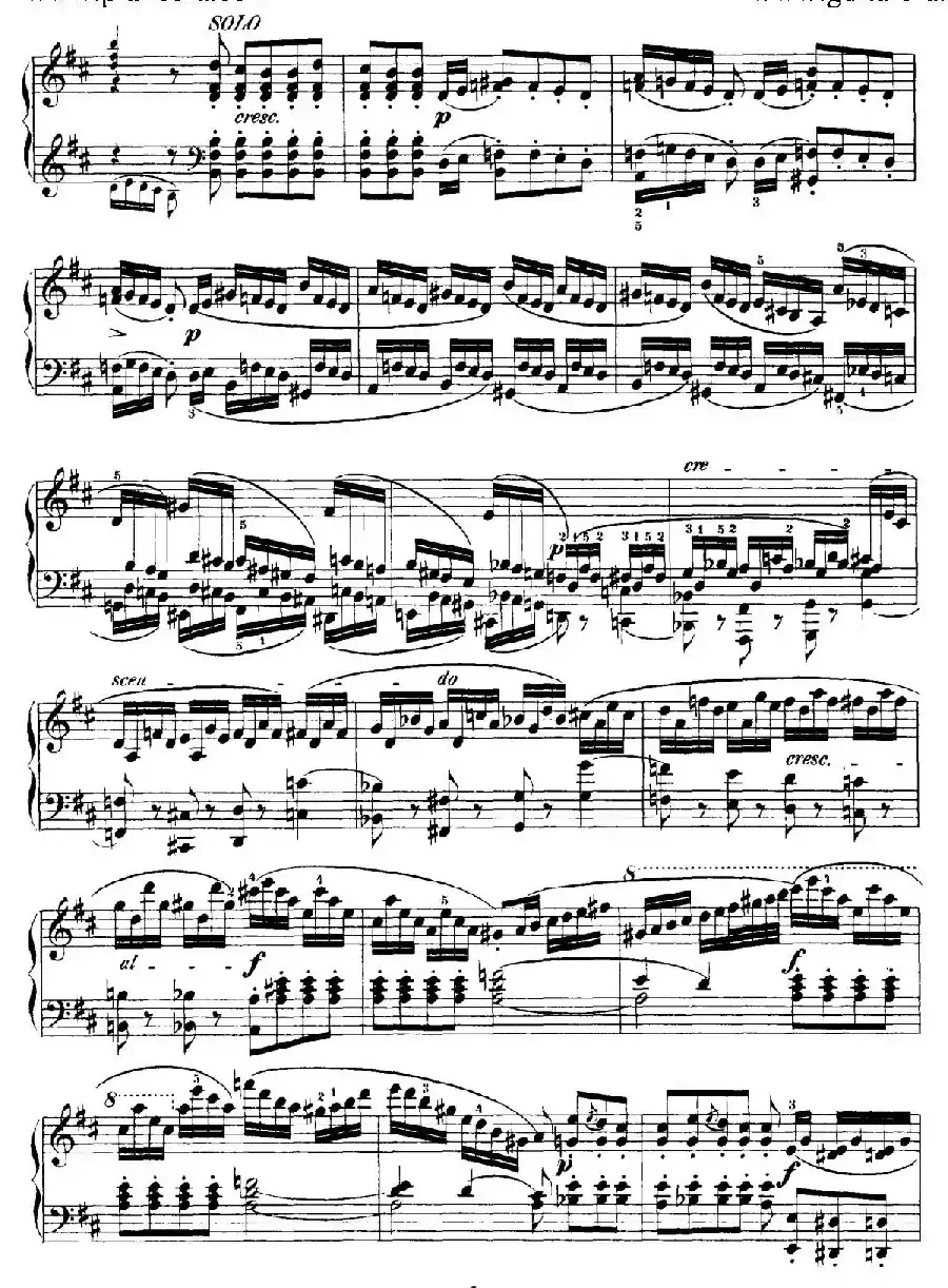 Capriccio Brillante in B Major Op.22（B大调华丽随想曲·钢琴独奏）
