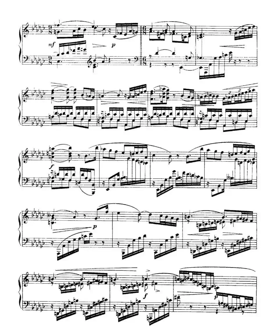 福雷13首船歌：Barcarolle No·3 in G-flat, Op·42