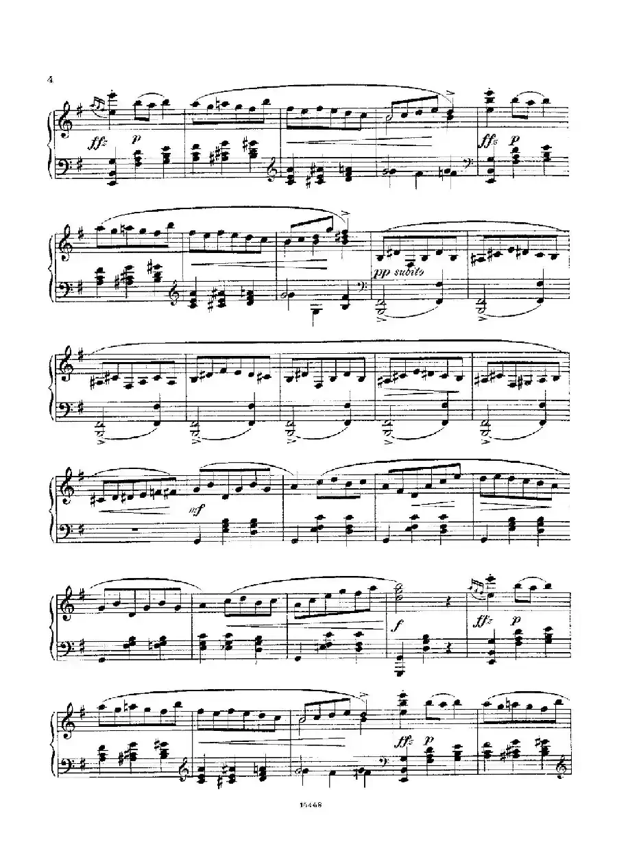 4 Sketches Op.35（4首素描·1）