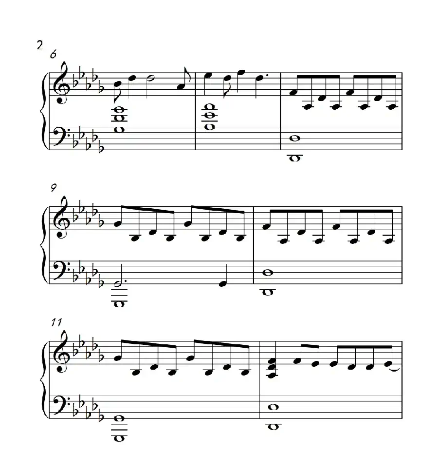 你不知道的事（《弹吧音教》制谱版）