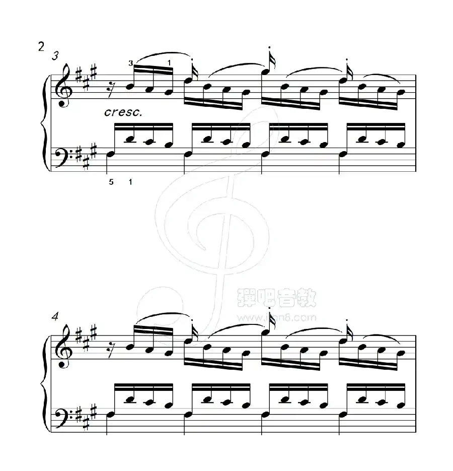 练习曲 6(克拉莫钢琴练习曲60首)