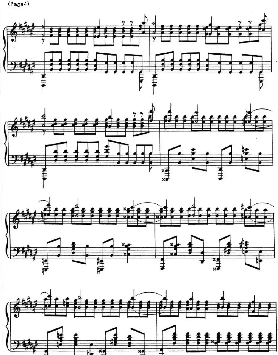 斯克里亚宾12首钢琴练习曲 Op8（No.12 Alexander Scriabin Etudes）