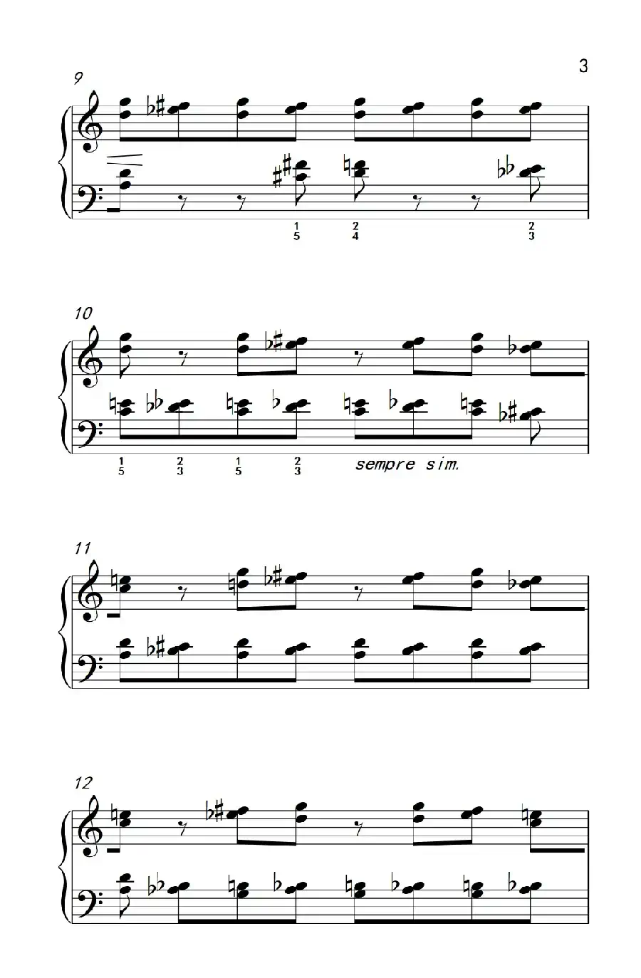 无穷动(巴托克 小宇宙 钢琴教程 5)