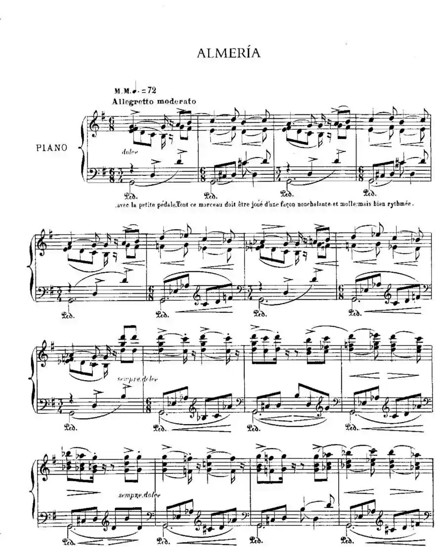 Iberia Suite：ALMERIA（伊贝利亚组曲）
