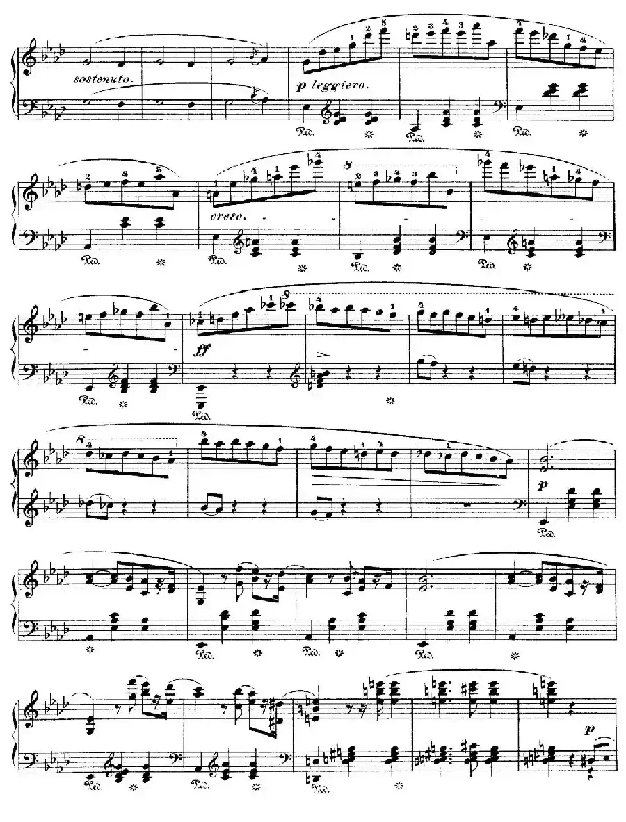 Grande Valse in A-flat Major Op.42（降A大调华丽圆舞曲）