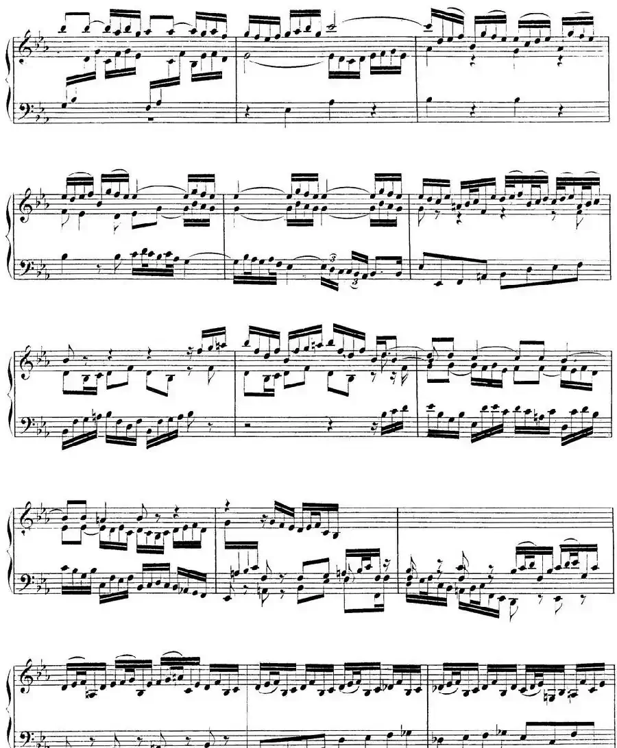Toccata BWV 911（7首托卡塔·No.2 c小调）