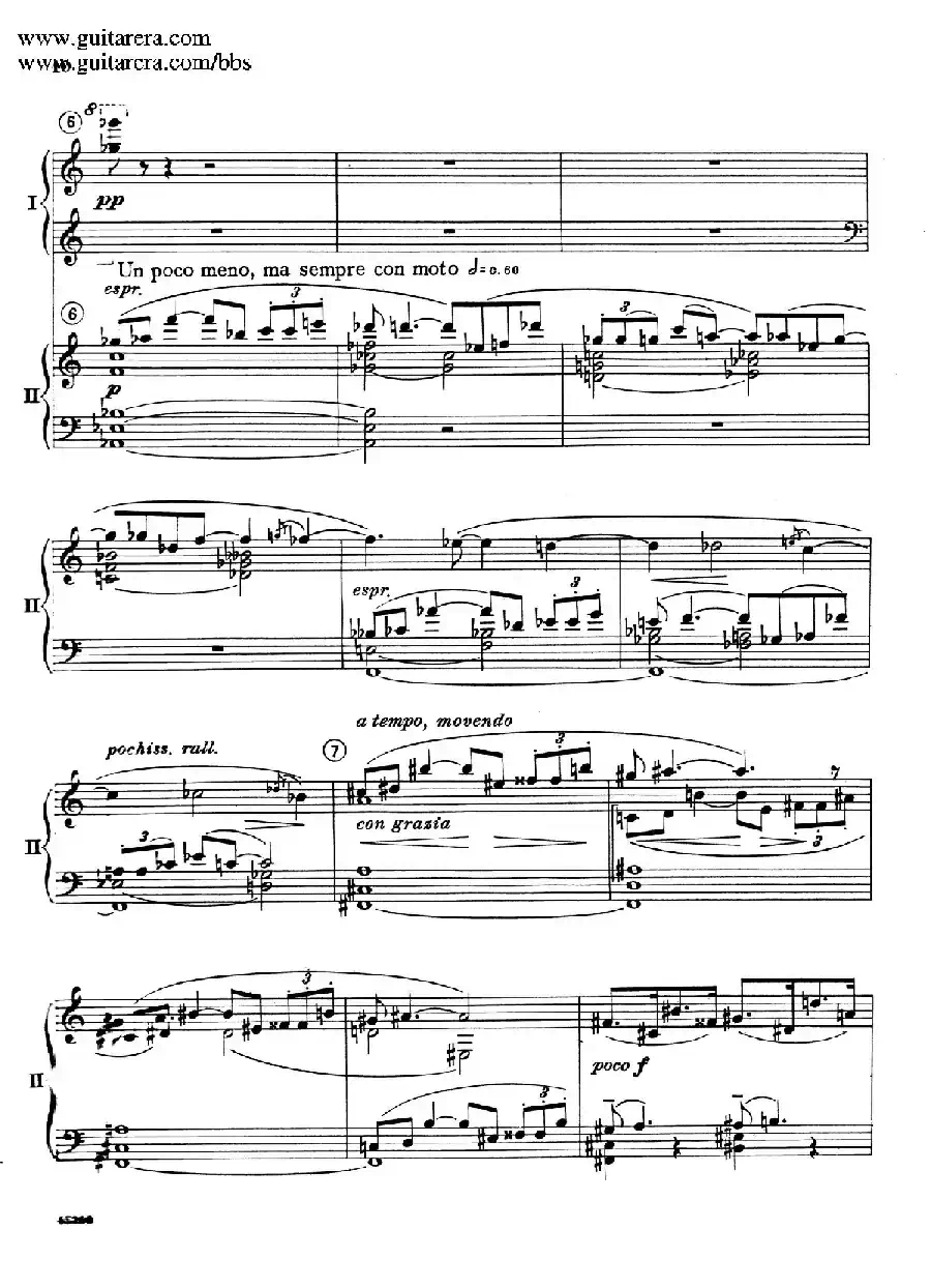 Piano Concerto Op.38（钢琴协奏曲·双钢琴·第一乐章）
