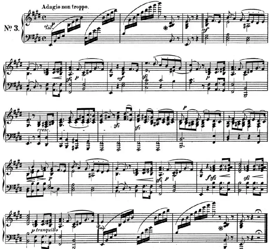 门德尔松无词歌Op.30(NO.3)