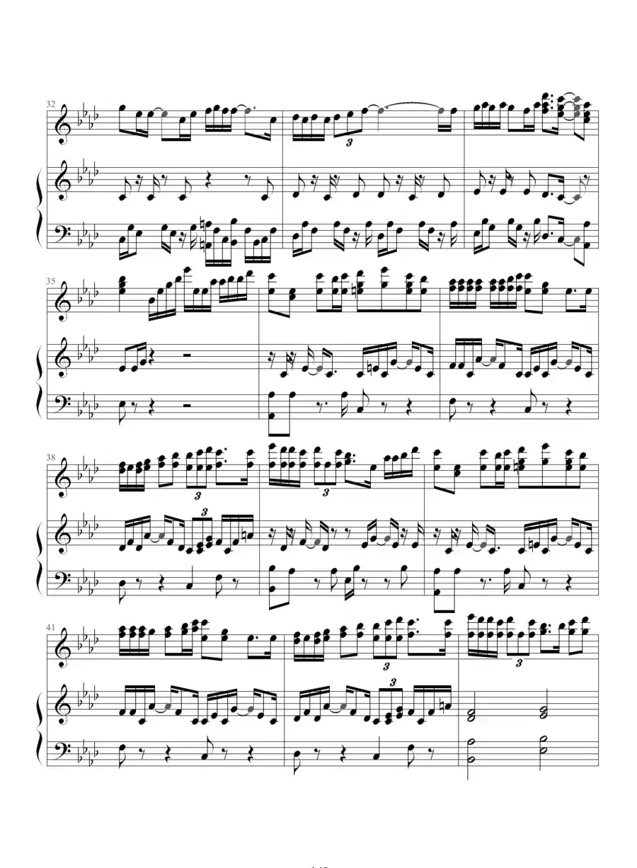 孤儿仔（钢琴伴奏谱）