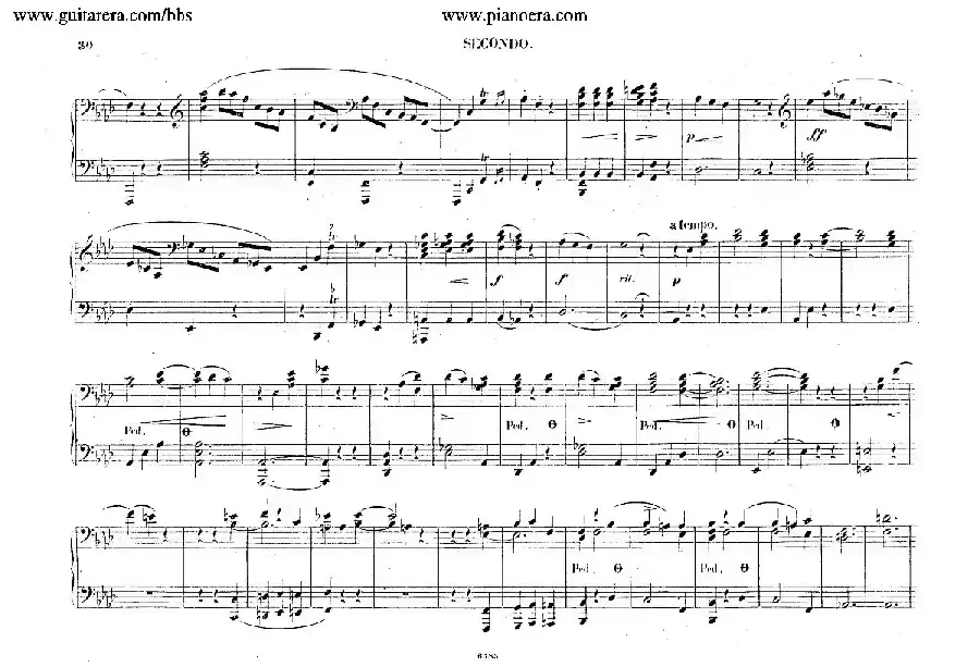 Piano Concerto No.2 in f Minor Op.21（f小调第二钢琴协奏曲·四手联弹版）