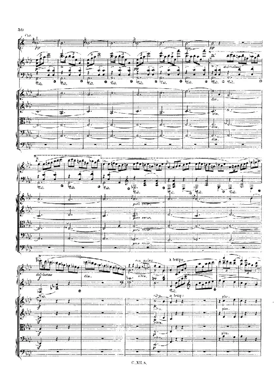 Piano Concerto No.2 in f Minor Op.21（f小调第二钢琴协奏曲·总谱）