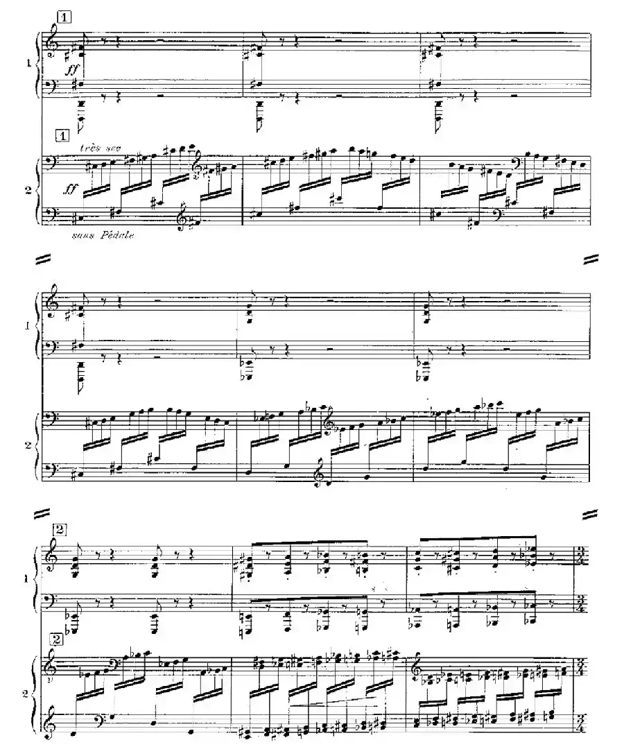 Concerto for 2 Pianos in d Minor（d小调双钢琴协奏曲· 第一乐章）