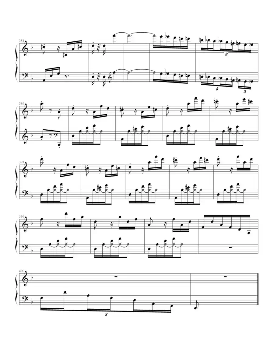 暴风雨(Beethoven's Sonata NO.17 Mov.3 )