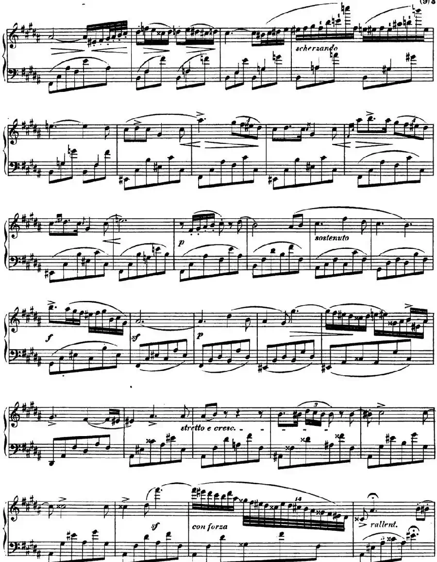 B大调夜曲Op.9(NO.3)