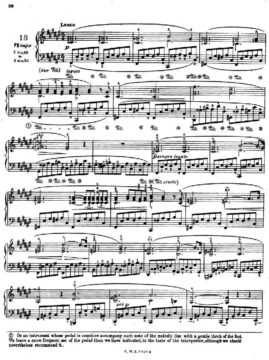 Preludes Op.28（24首前奏曲·13）