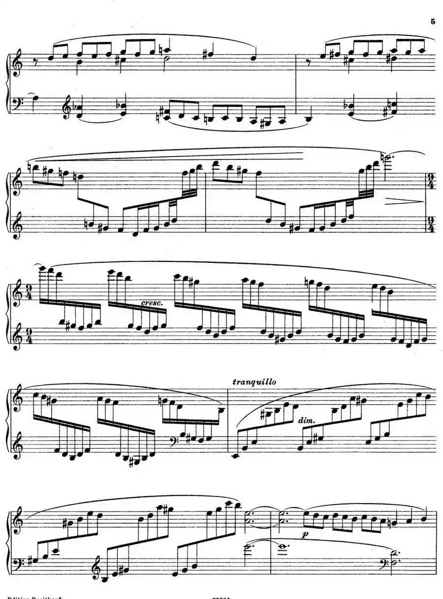 4 Lyric Pieces Op·74（4首抒情小品·1）