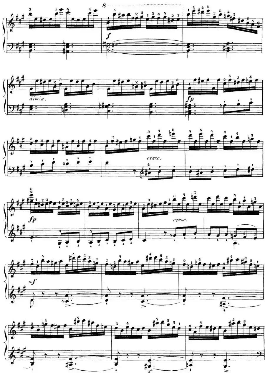 40首车尔尼Op.299钢琴快速练习曲（NO.23）