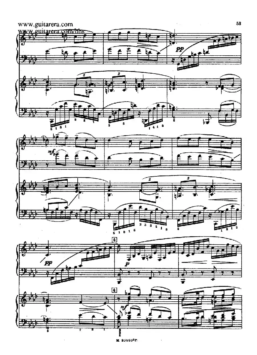 第二双钢琴组曲 Suite for Two Pianos No.2 Op.17（3. 浪漫曲 Romance）