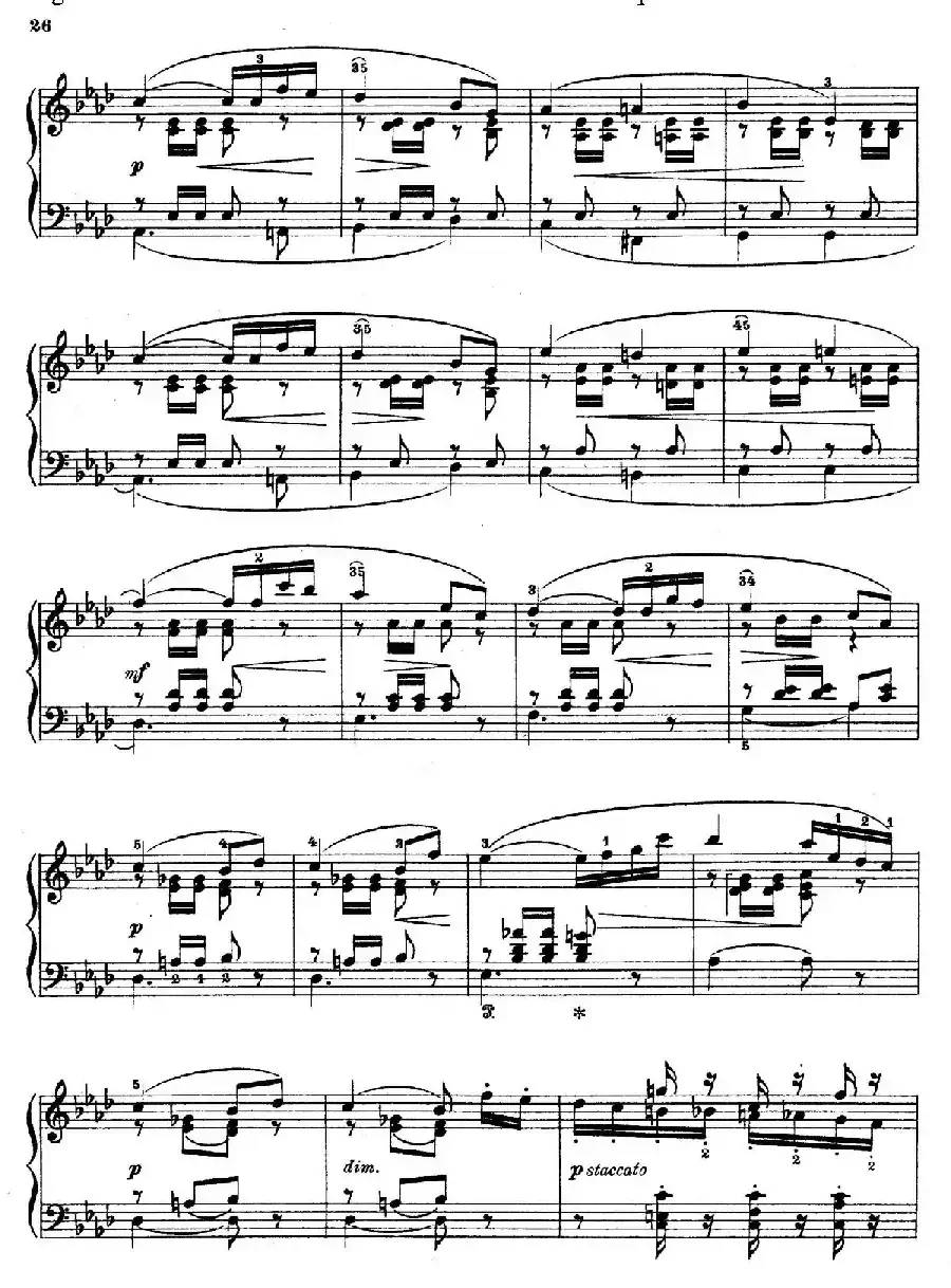 Akvareller Op.19（水彩画 9. 新事曲）