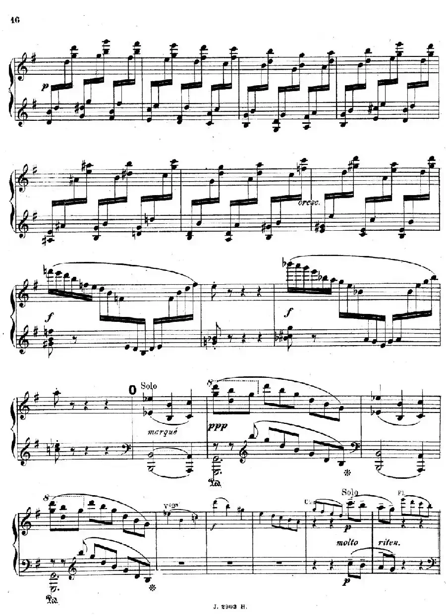 Symphony on a French Mountain Air Op.25（法国山歌交响曲·钢琴独奏·Ⅰ）