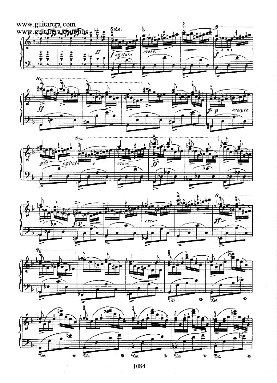 Krakowiak Grand Rondo de Concert Op.14 （克拉科维克音乐会用大回旋曲·钢琴独奏版）