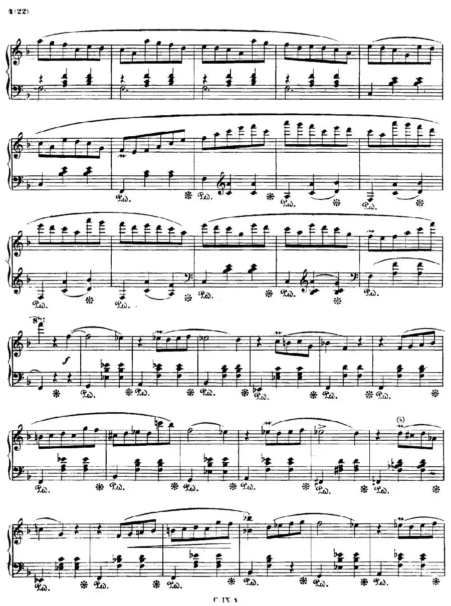 Valse brillante Op34 No3（F大调华丽圆舞曲Op.34-3）