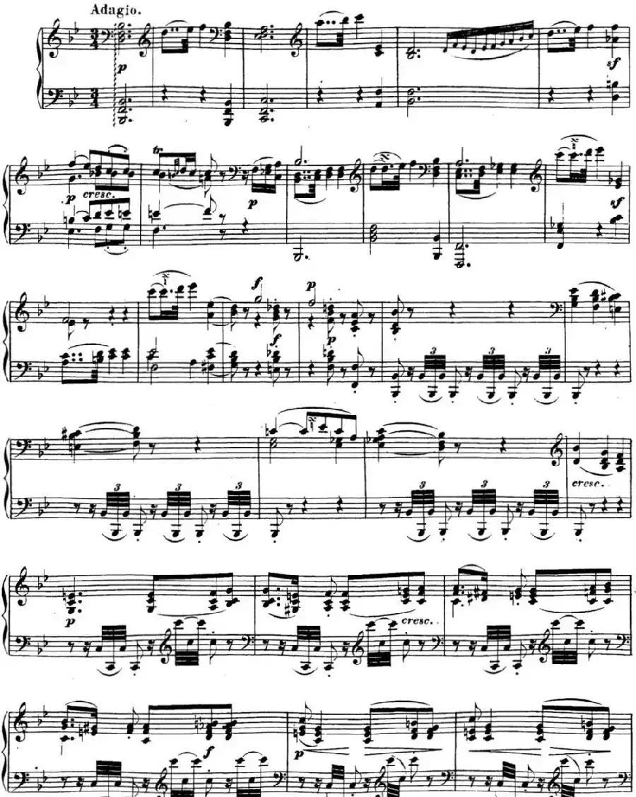 贝多芬钢琴奏鸣曲17 暴风雨 d小调 Op.31 No.2 D minor