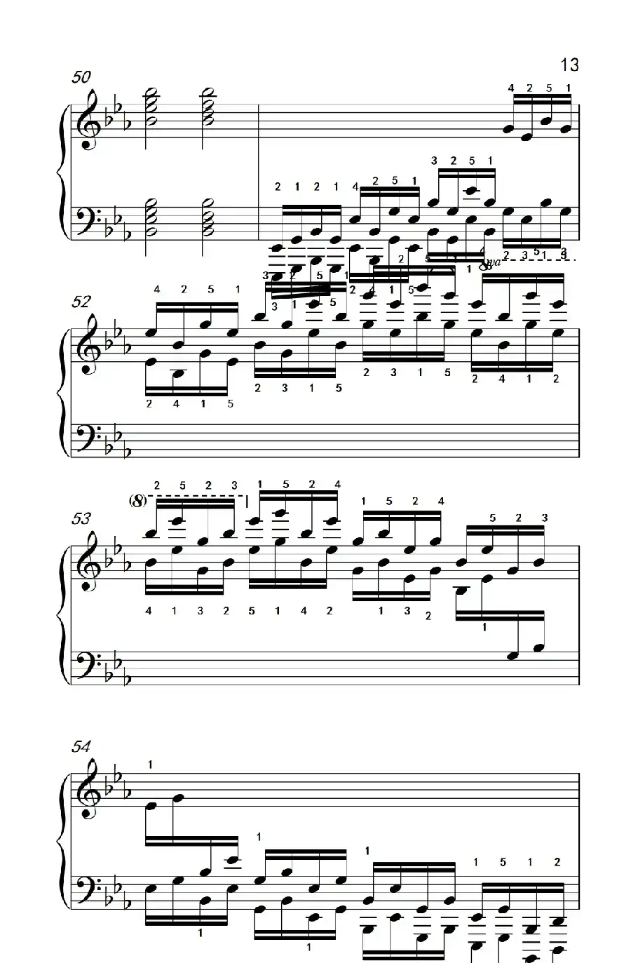 莫什科夫斯基 钢琴练习曲（第七首）