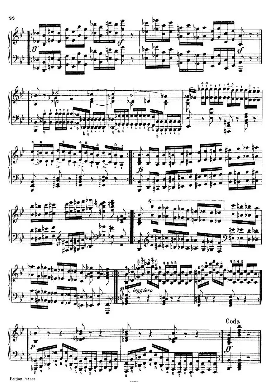 School of the Virtuoso Op.365（60首钢琴高级练习曲·34）