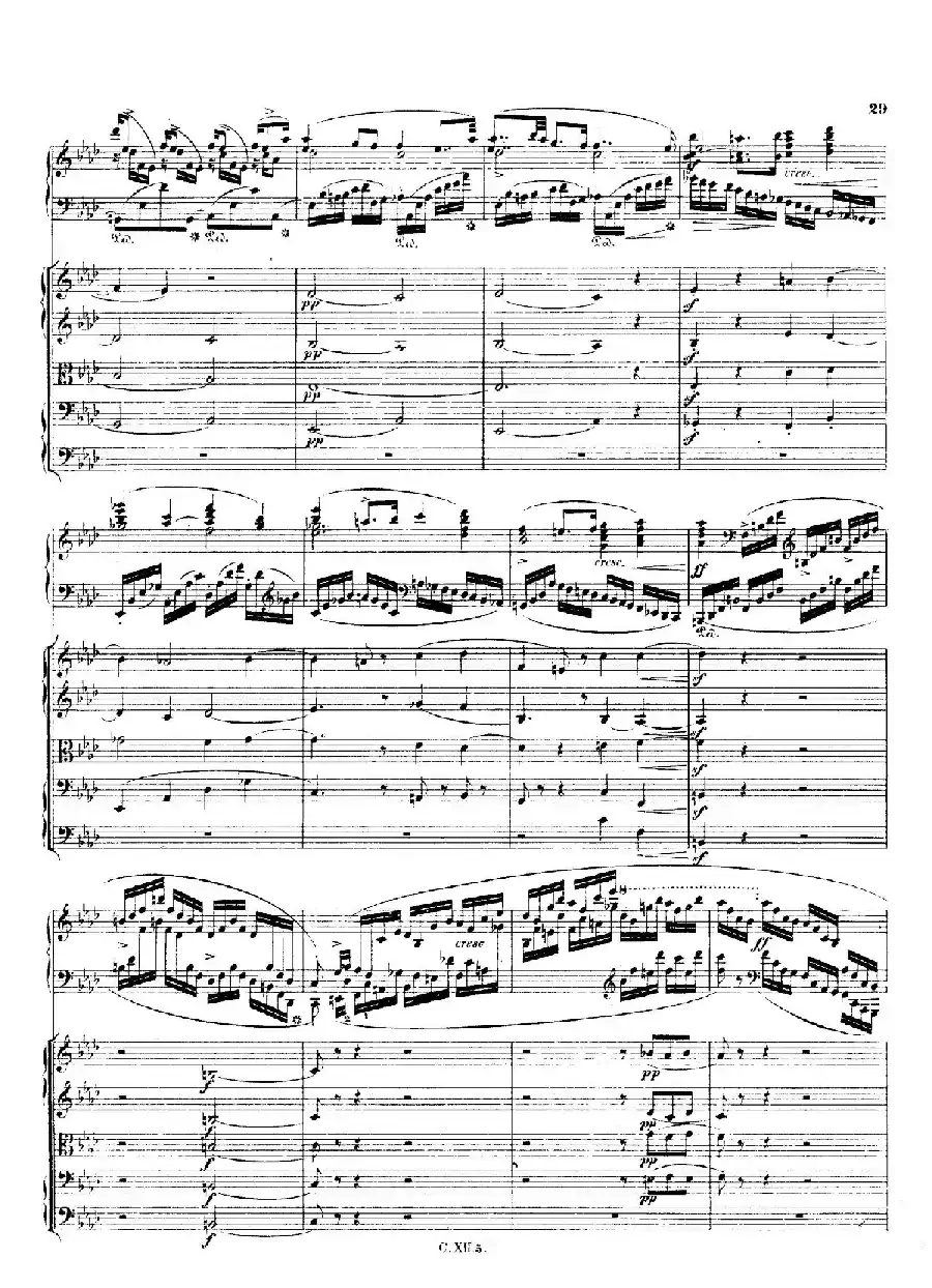 Piano Concerto No.2 in f Minor Op.21（f小调第二钢琴协奏曲·总谱）