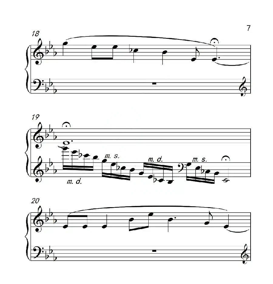 第六级 台湾民谣(中国音乐学院钢琴考级作品1~6级)