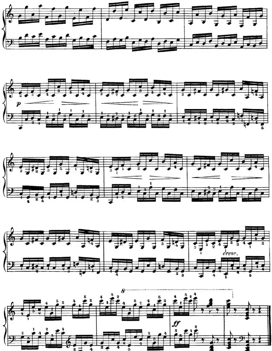 40首车尔尼Op.299钢琴快速练习曲（NO.20）