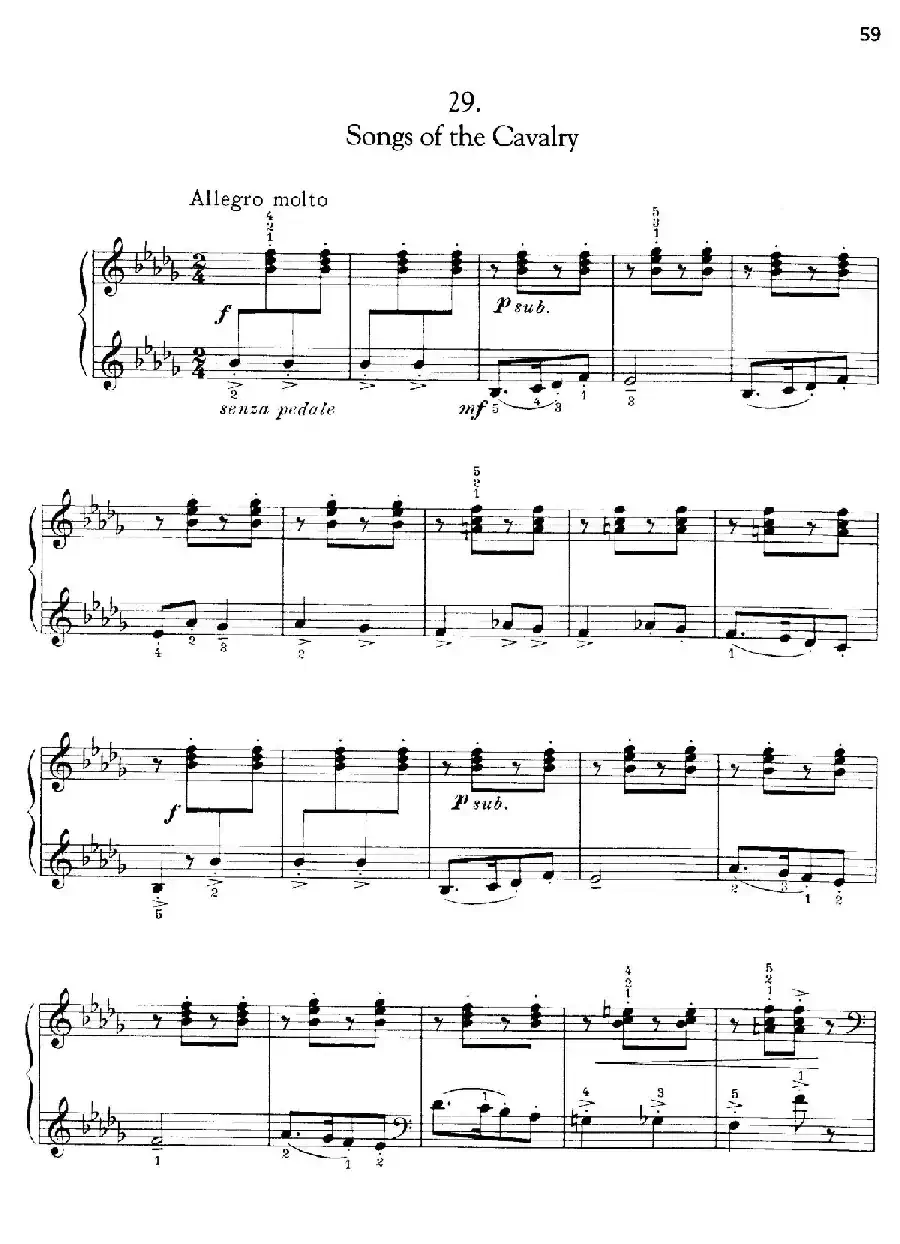 Thirty Pieces For Children Op.27（30首儿童钢琴曲 26—30）