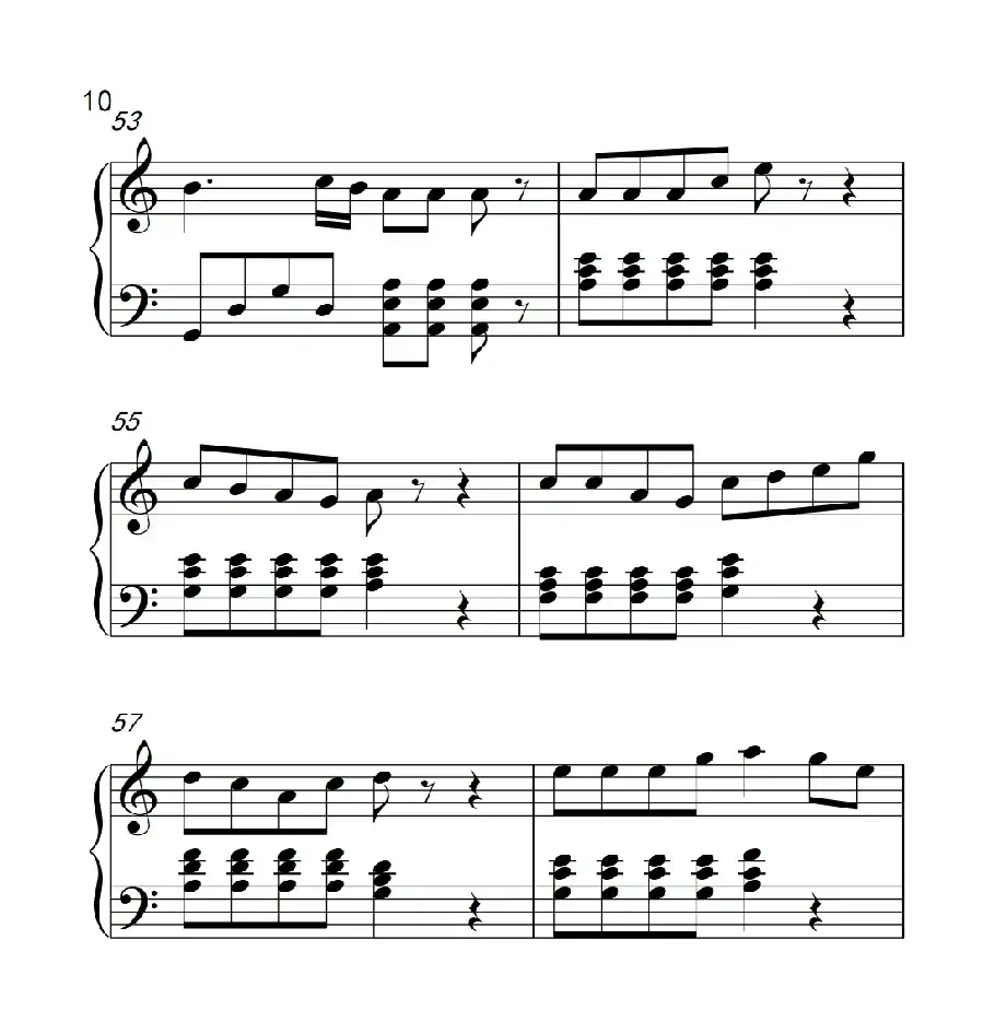 自由飞翔（《弹吧音教》制谱版）