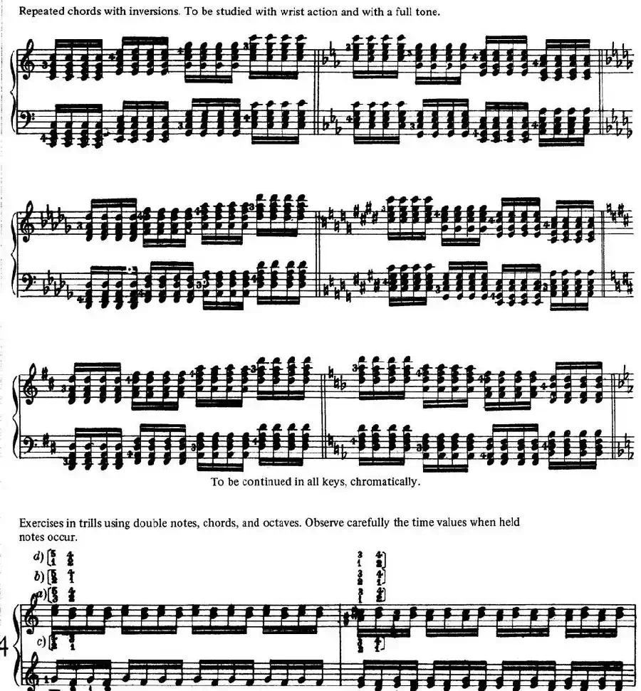 Technical Exercises S.146（李斯特钢琴技巧练习 BOOK Ⅷ）
