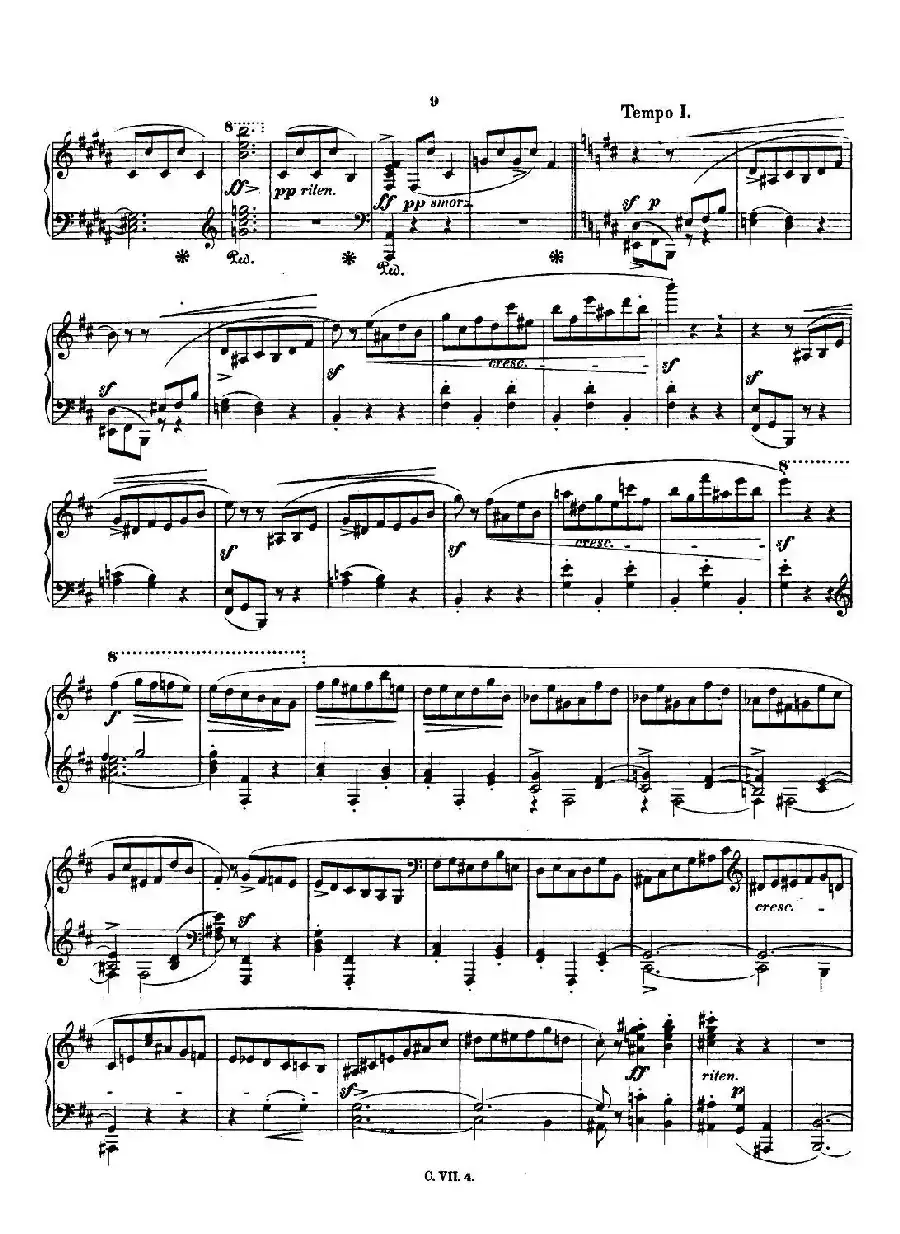 肖邦 钢琴谐谑曲 Chopin Scherzo（No.1 b小调，Op.20）