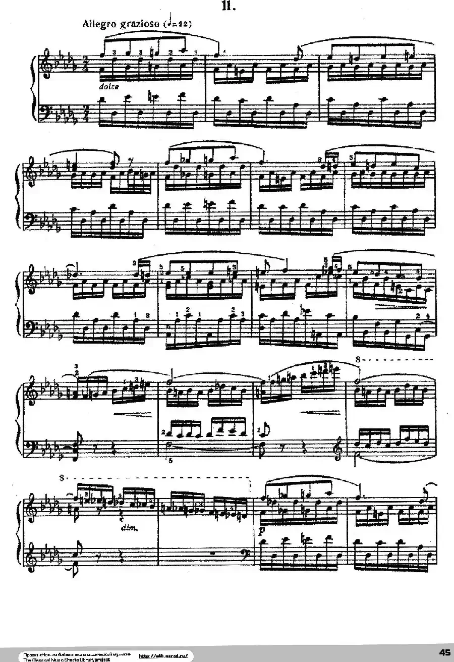 12首钢琴练习曲 12 Etudes S.136（Ⅱ）