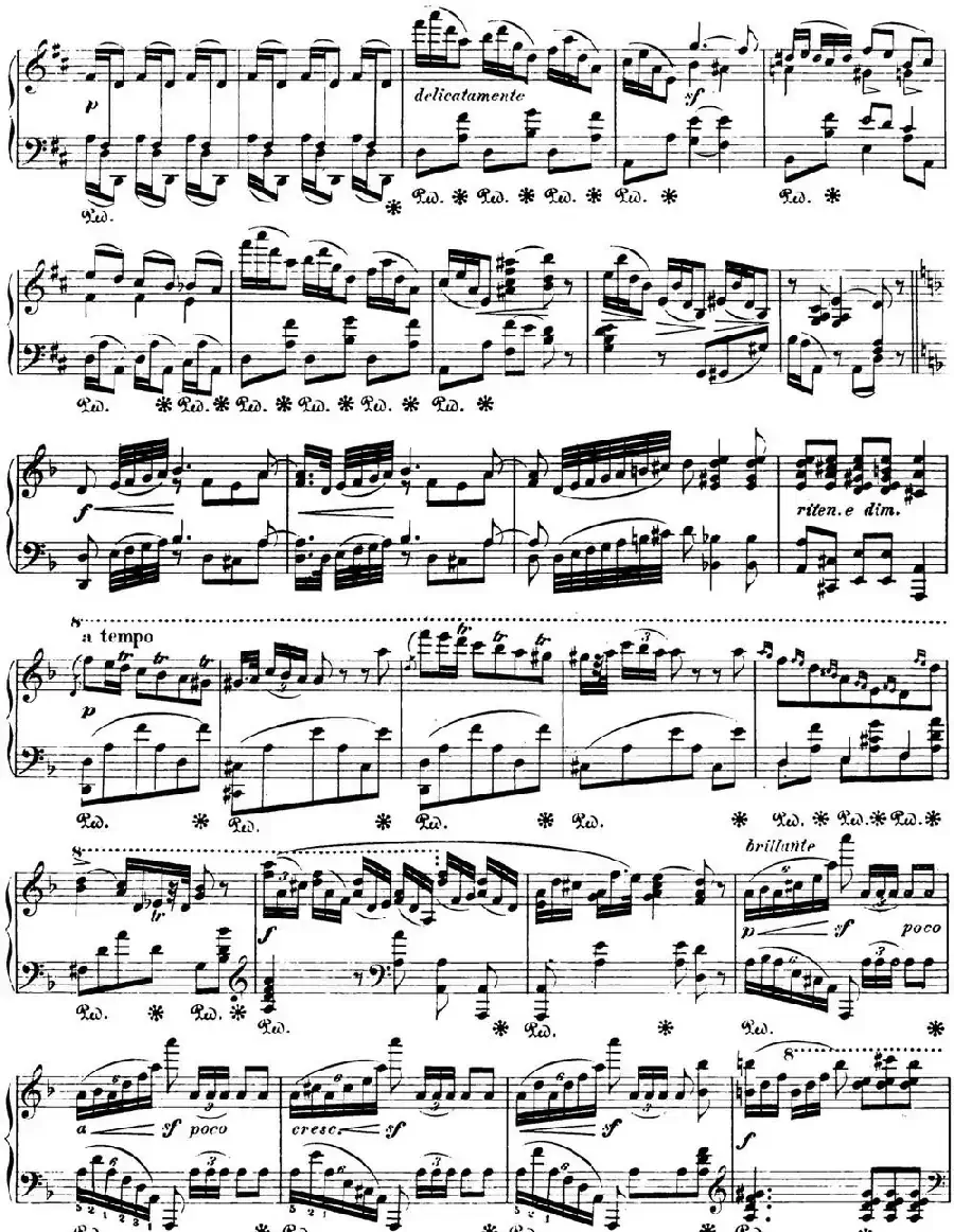 肖邦 波兰舞曲 Op.posth.71 No.1 d小调