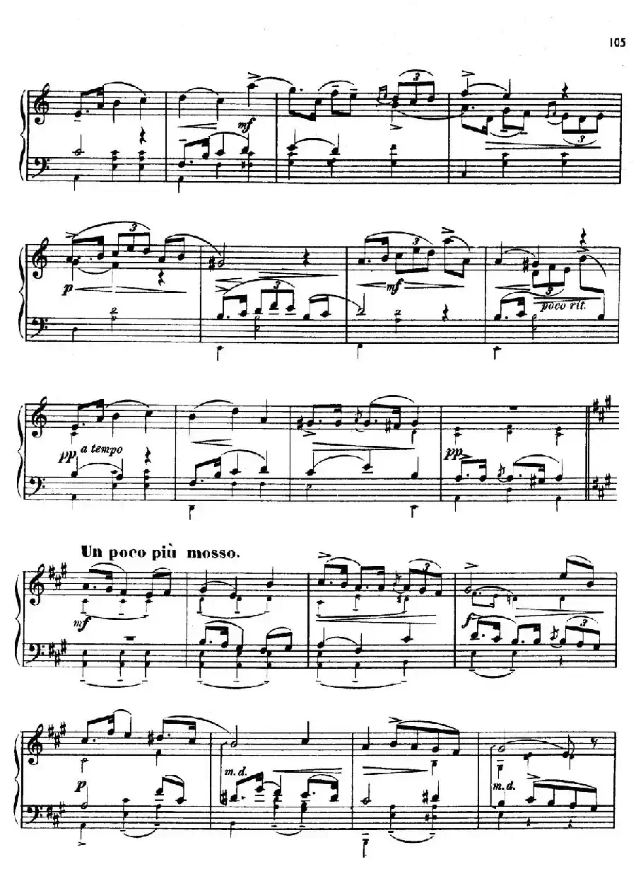 24 Characteristic Pieces Op.36（24首性格小品·20）