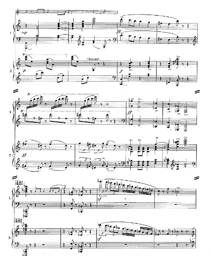 Concerto for 2 Pianos in d Minor（d小调双钢琴协奏曲· 第三乐章）