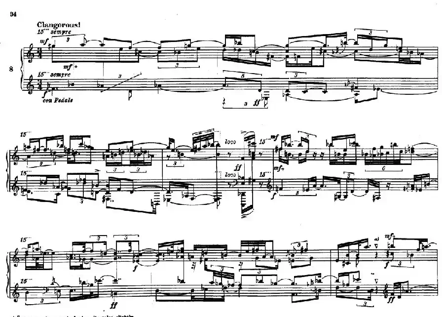 12 Etudes for Piano（博尔科姆12首钢琴练习曲·10）