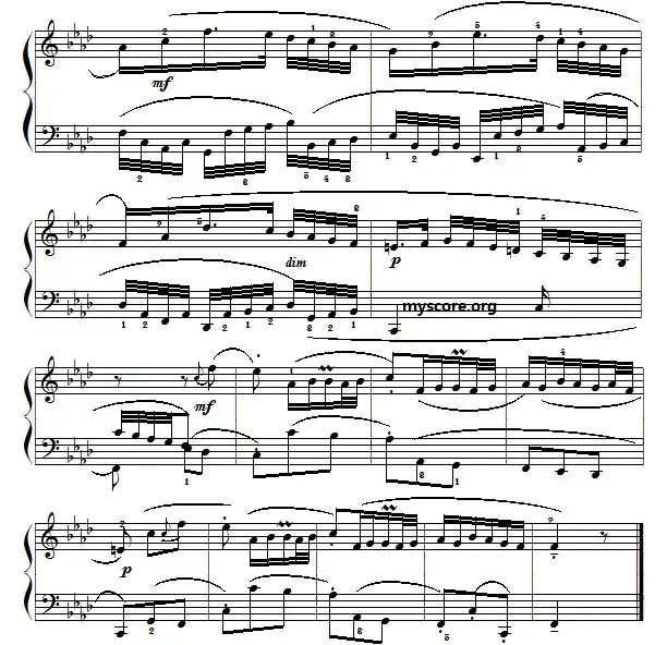 巴赫初级钢琴曲之二十八：序曲