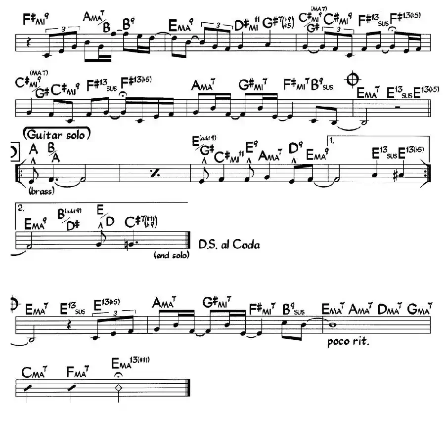 Doce Presenca(爵士钢琴曲)