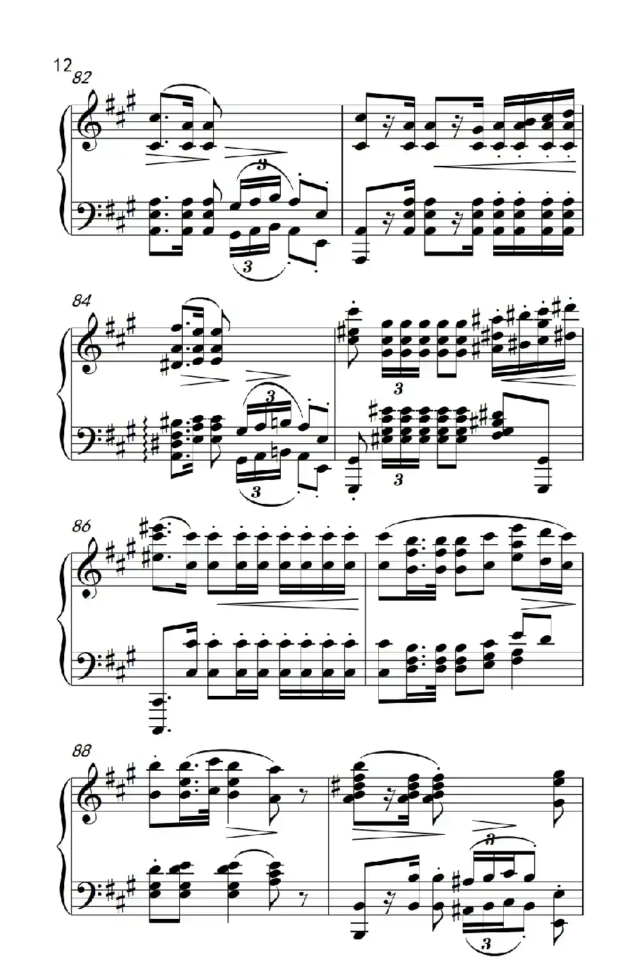 bA大调波兰舞曲