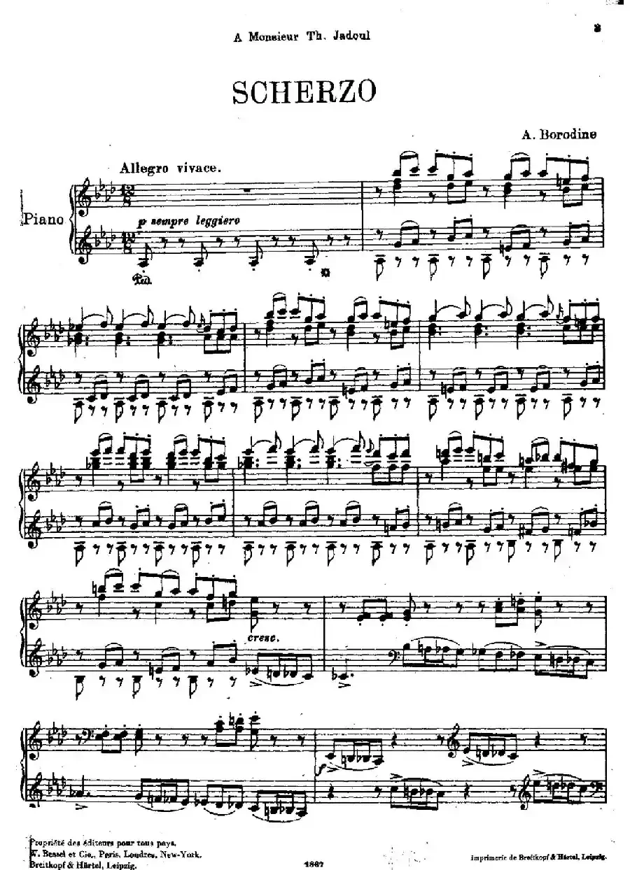Scherzo in A-flat Major（降A大调谐谑曲）