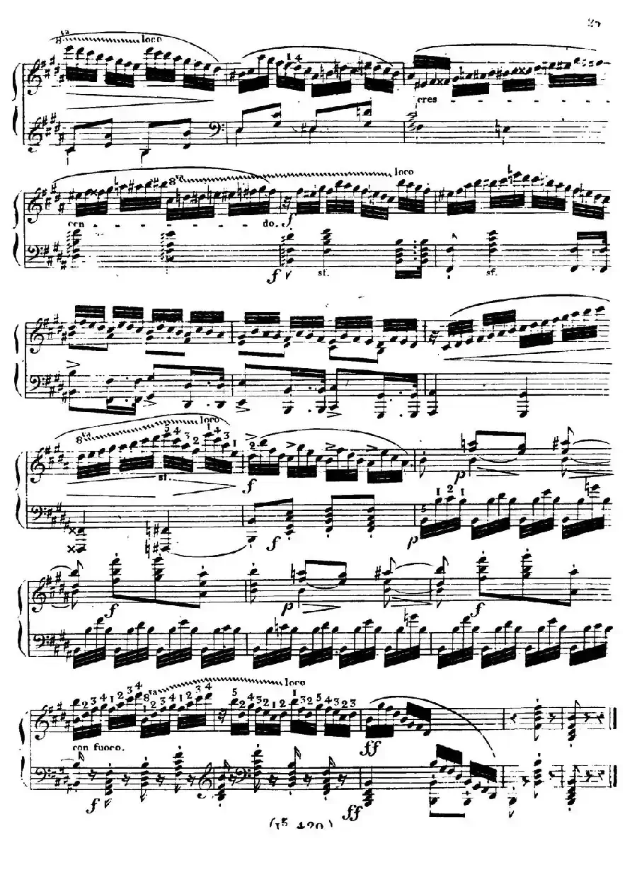 24 Exercices et Preludes Op.21（24首前奏练习曲·13）