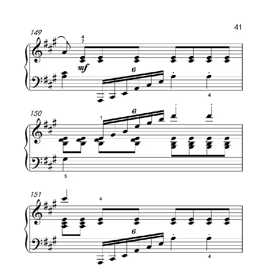 奏鸣曲 Opus 2 Nr.2 第四乐章(贝多芬奏鸣曲集 1)