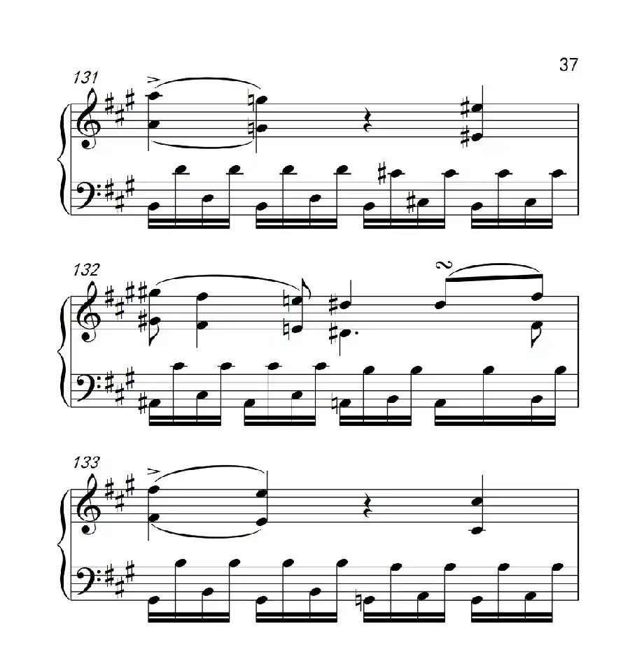 奏鸣曲 Opus 2 Nr.2 第四乐章(贝多芬奏鸣曲集 1)